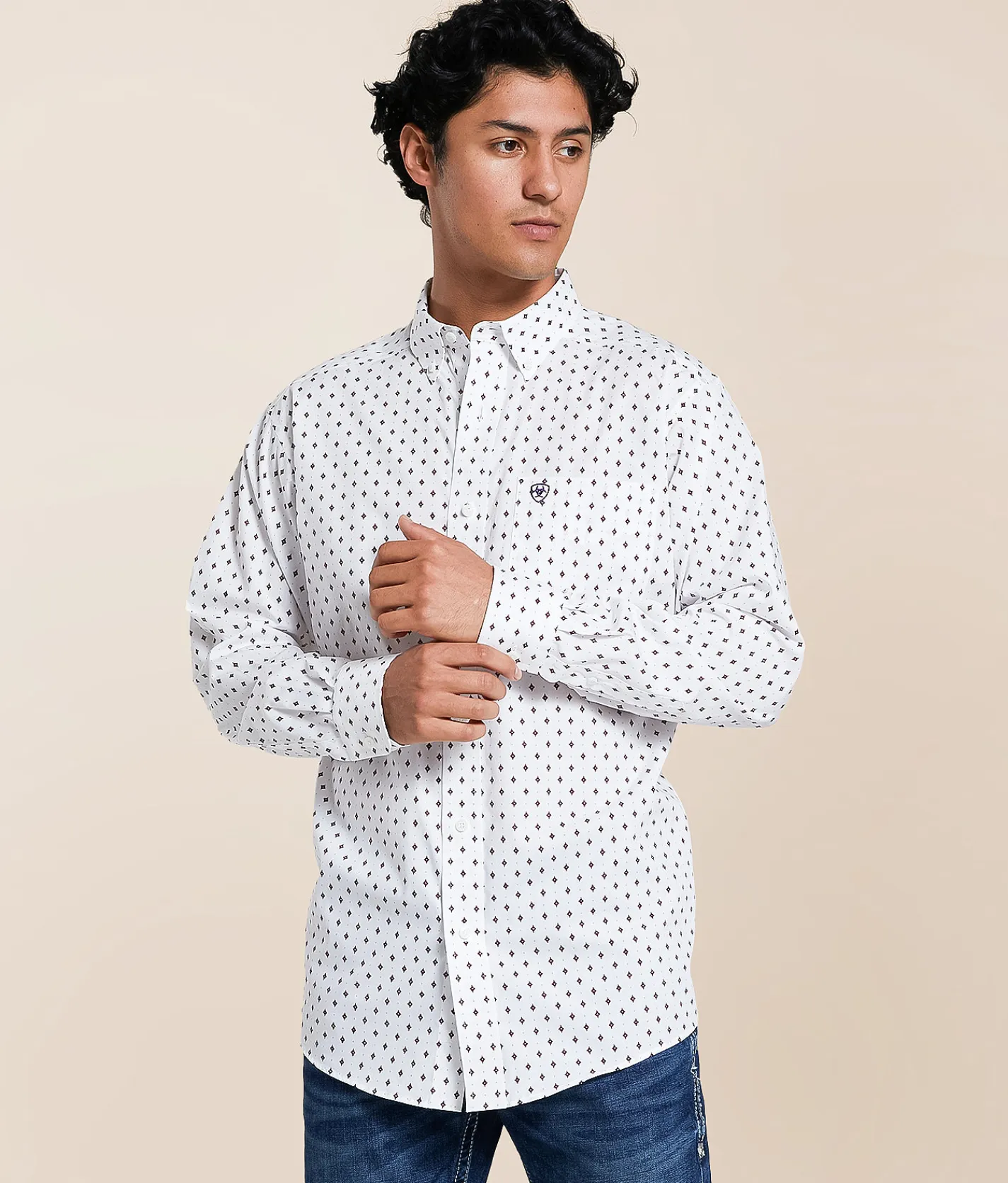 Ariat Ross Classic Shirt White Hot