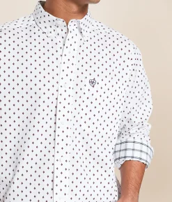 Ariat Ross Classic Shirt White Hot