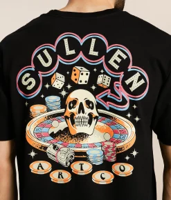 Graphic T-Shirts | Sullen Roulette T-Shirt Black