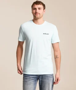Ariat Roundhouse Southwest T-Shirt Quiet Tide Sale