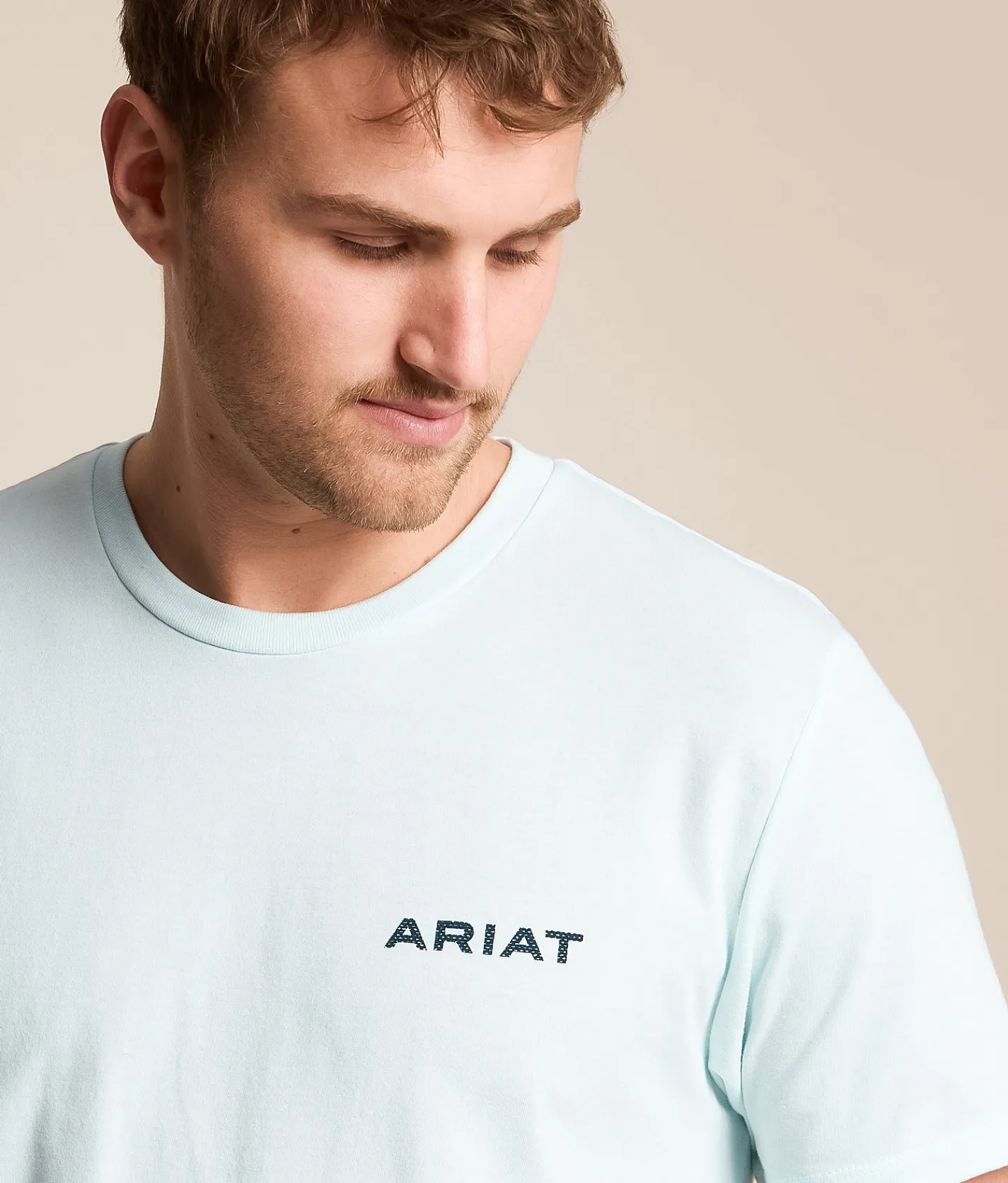 Tops | Ariat Roundhouse Southwest T-Shirt Quiet Tide