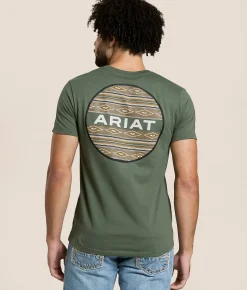 Ariat Roundhouse Southwest T-Shirt Vintage Black Outlet