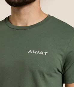 Ariat Roundhouse Southwest T-Shirt Vintage Black Outlet