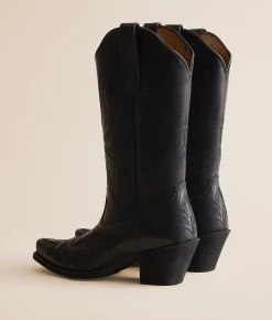 Ariat Round Up Collins Western Boot Supple Black Clearance
