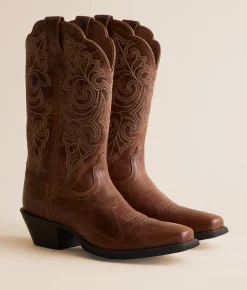 Shoes | Ariat Round Up Leather Western Boot Ready Russet