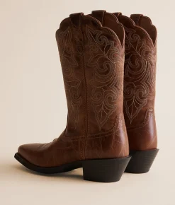 Shoes | Ariat Round Up Leather Western Boot Ready Russet