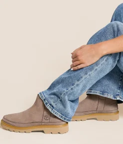 Timberland® Rowan Way Mid Leather Ankle Boot Taupe Nubuck Best