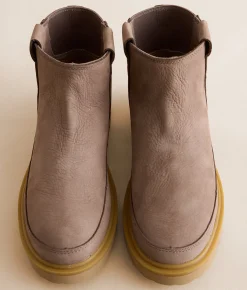 Timberland® Rowan Way Mid Leather Ankle Boot Taupe Nubuck Best
