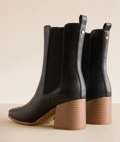Mia Roxanna Heeled Ankle Boot Black Discount