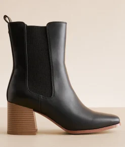 Mia Roxanna Heeled Ankle Boot Black Discount