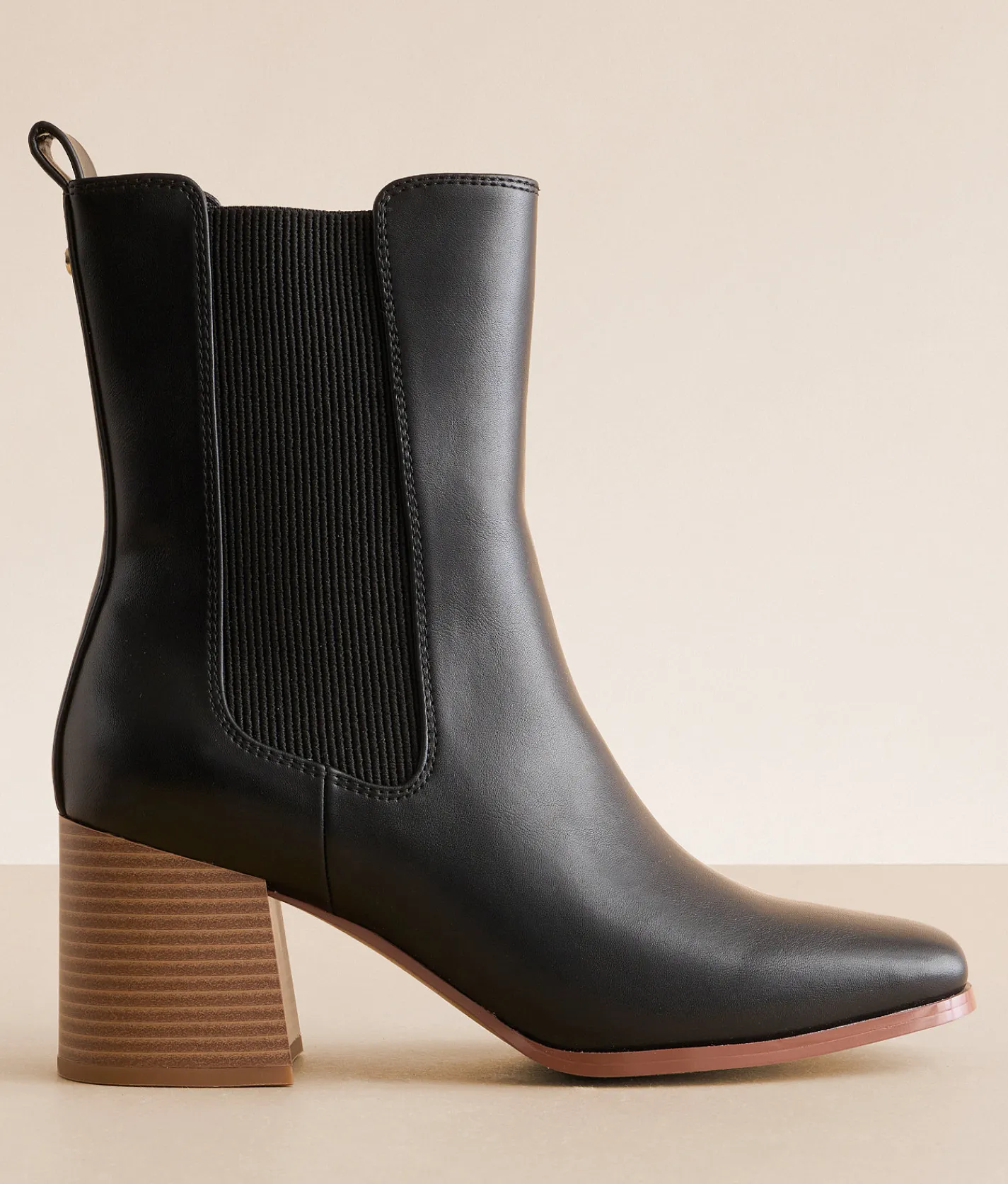 Mia Roxanna Heeled Ankle Boot Black Discount