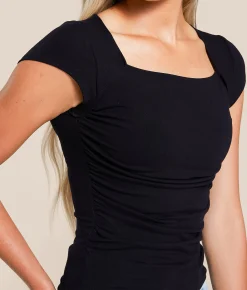 Tops | The Workshop Ruched Top Ivory