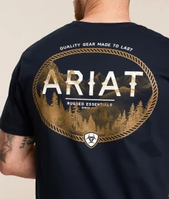 Ariat Rugged Essentials T-Shirt Navy Best