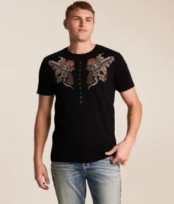 Affliction Rural Rebel T-Shirt Black Outlet