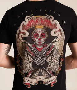 Affliction Rural Rebel T-Shirt Black Outlet