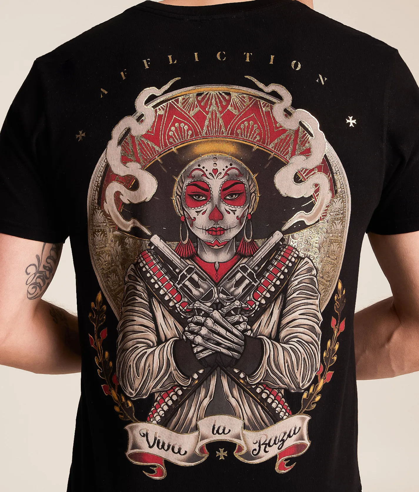 Affliction Rural Rebel T-Shirt Black Outlet