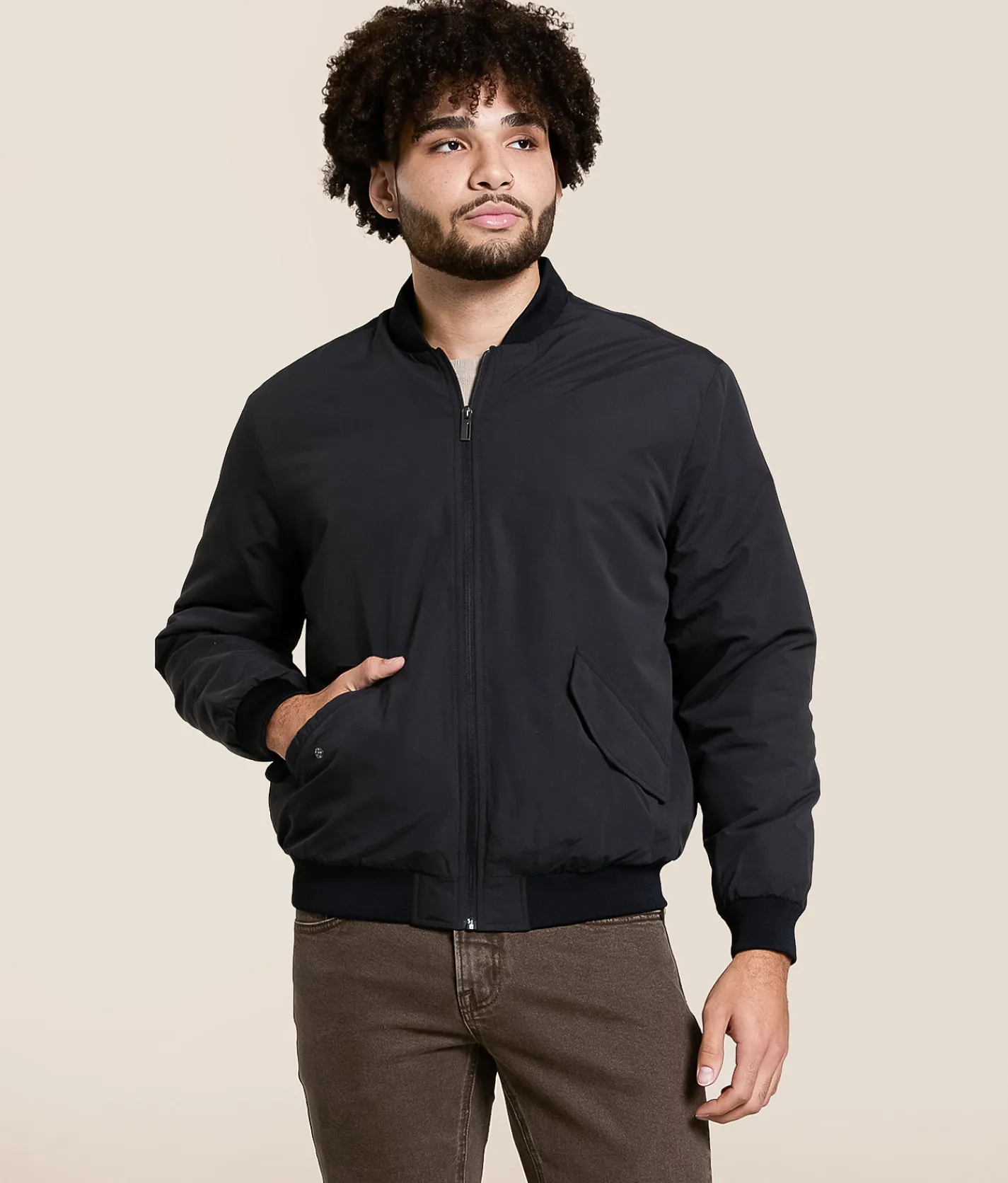 Only & Sons Russel Bomber Jacket Black Best