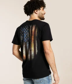 Graphic T-Shirts | Howitzer Rusted Freedom T-Shirt Black