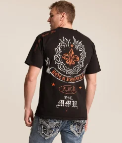Rock Revival Sacred Emblem T-Shirt Black Dust New