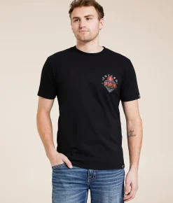Graphic T-Shirts | Sullen Sacred Roses T-Shirt Jet Black