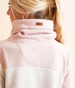 Wanakome Saffia Cowl Neck Pullover Sepia Rose Mix Sale