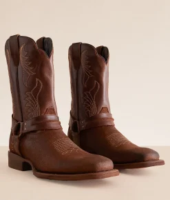 Shoes | Roan by Bed Stu Saga Leather Cowboy Boot Tan Crazy Horse Tan Suede