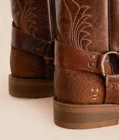 Shoes | Roan by Bed Stu Saga Leather Cowboy Boot Tan Crazy Horse Tan Suede