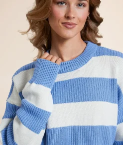 Tops | Z Supply Sailor Boyfriend Sweater Blue River