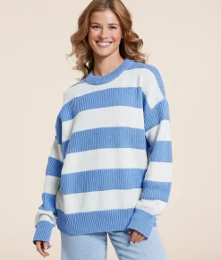 Tops | Z Supply Sailor Boyfriend Sweater Blue River