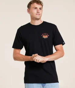 Tops|Graphic T-Shirts | Sullen Saint Rose T-Shirt Jet Black