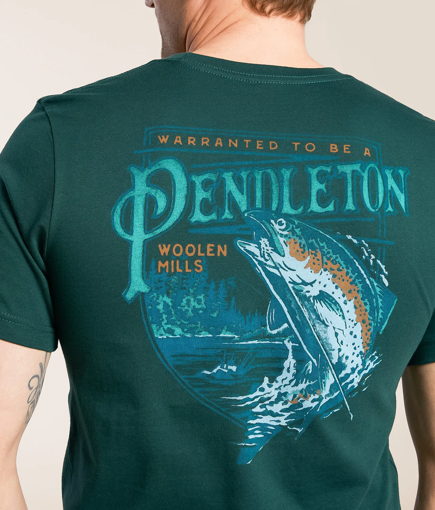 Graphic T-Shirts | Pendleton Salmon Falls T-Shirt Forest