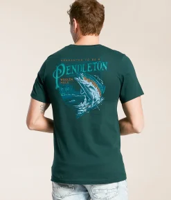 Graphic T-Shirts | Pendleton Salmon Falls T-Shirt Forest