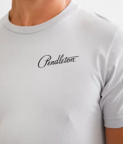Graphic T-Shirts | Pendleton Saltillo Sunset T-Shirt Solid Athletic Grey