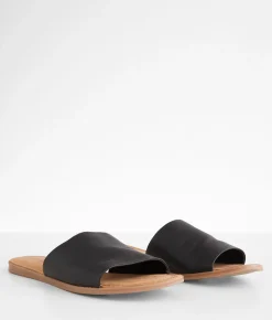 Shoes | Salt+Umber Sedona Leather Slide Sandal Bone