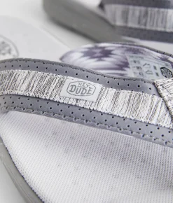 Shoes | HEYDUDE™ Sami H2O Perforated Flip Grey