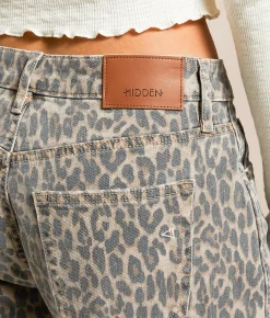 Jeans|Bottoms | HIDDEN Sammie Barrel Print Stretch Jean Cheetah