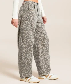 Jeans|Bottoms | HIDDEN Sammie Barrel Print Stretch Jean Cheetah