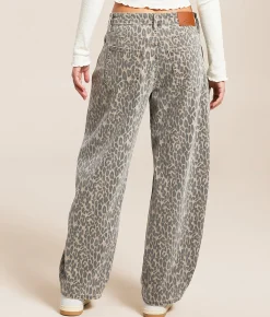 Jeans|Bottoms | HIDDEN Sammie Barrel Print Stretch Jean Cheetah