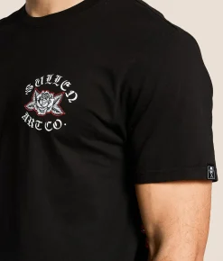 Graphic T-Shirts | Sullen Sanctuary T-Shirt Jet Black