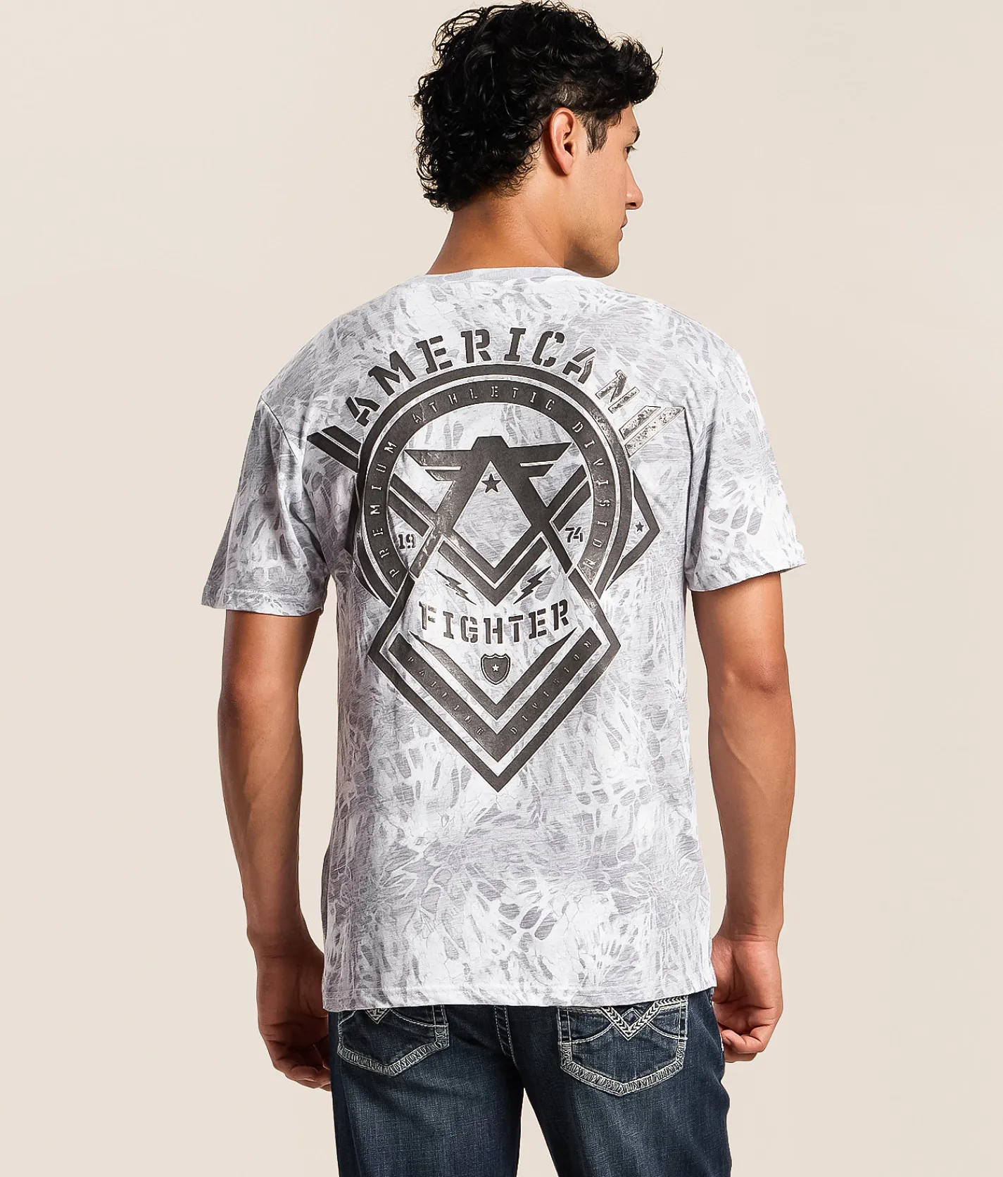 Tops|Graphic T-Shirts | American Fighter Sandow T-Shirt White Multi