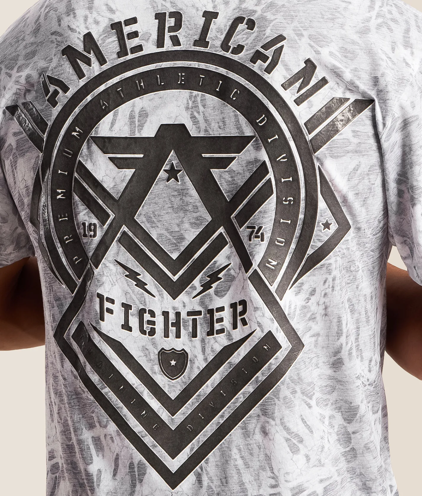 Tops|Graphic T-Shirts | American Fighter Sandow T-Shirt White Multi