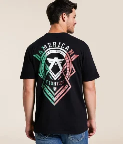 Tops|Graphic T-Shirts | American Fighter Sandow T-Shirt Black