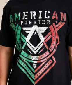Tops|Graphic T-Shirts | American Fighter Sandow T-Shirt Black