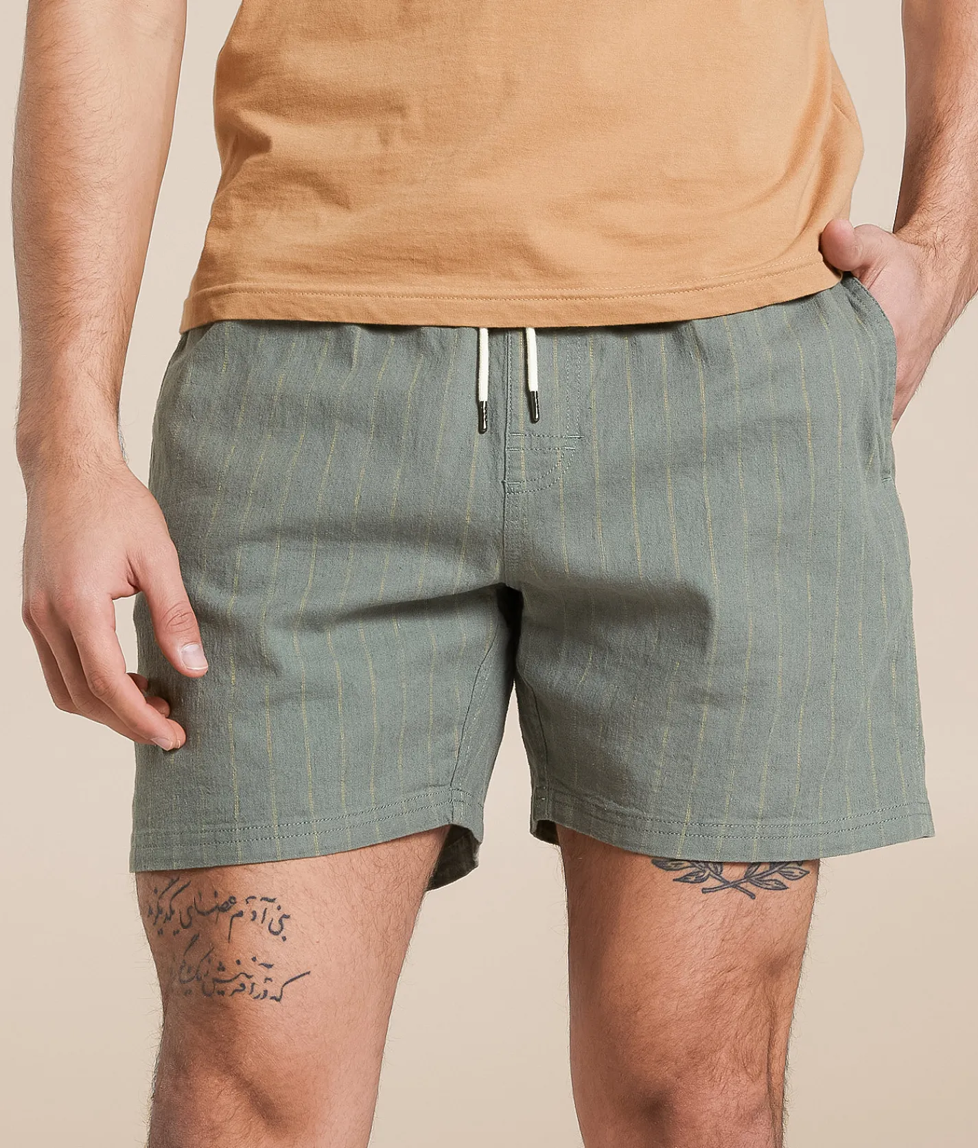 RVCA Sands Stretch Short Sage Leaf Discount