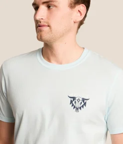 Tops|Graphic T-Shirts | Ariat San Pedro Skull T-Shirt Quiet Tide