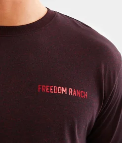 Freedom Ranch Santa Ana T-Shirt Jester Red Black New