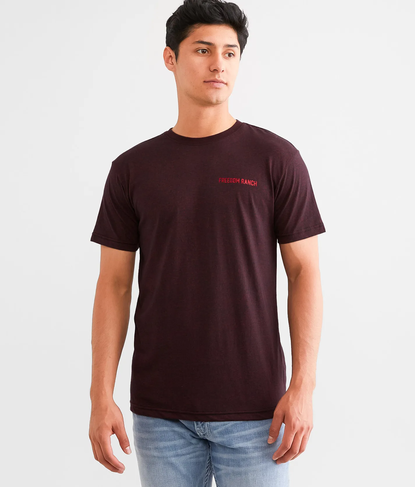 Freedom Ranch Santa Ana T-Shirt Jester Red Black New