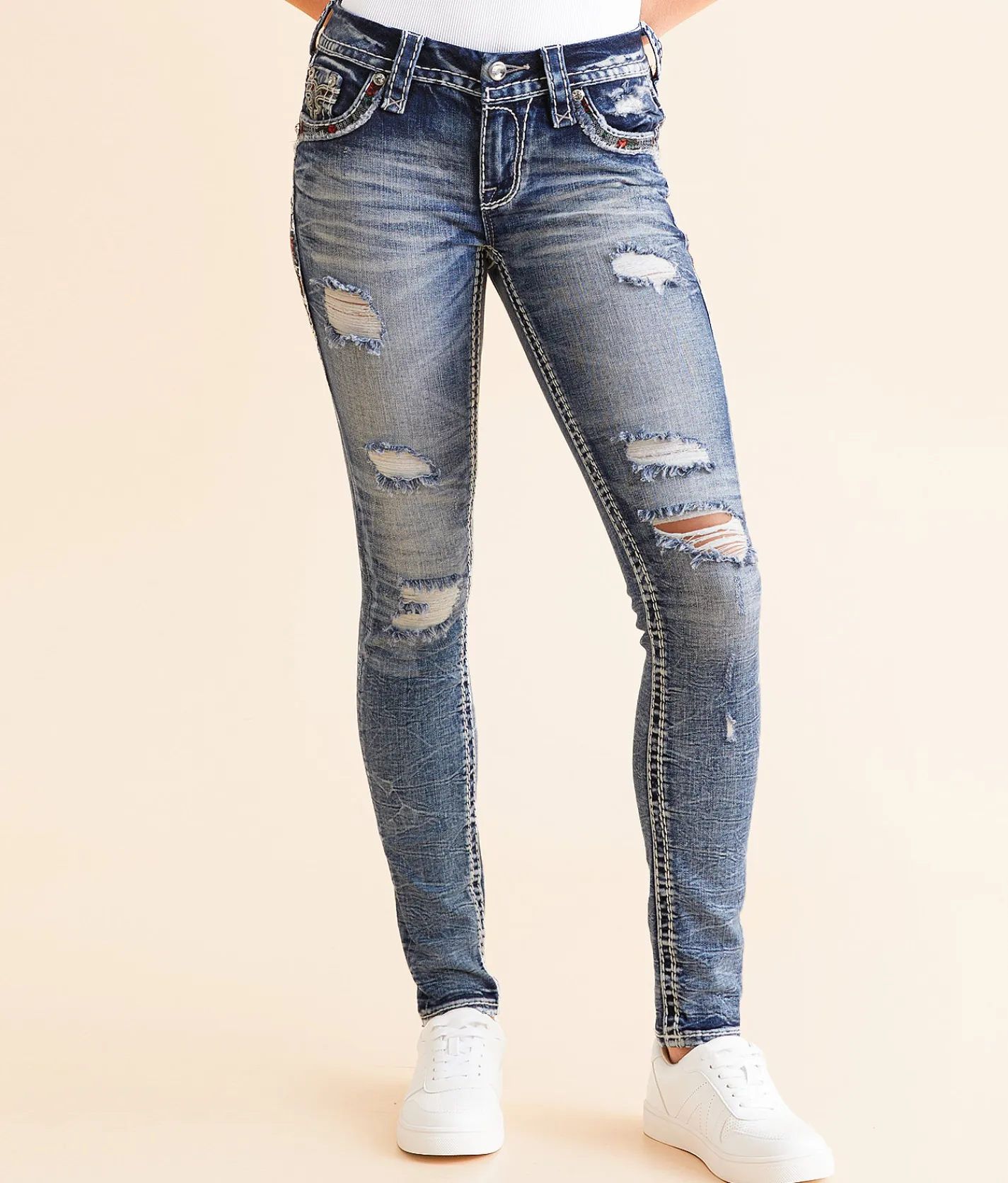 Rock Revival Sarah Low Rise Skinny Stretch Jean Sarah S203