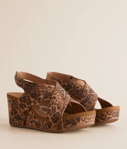 Shoes | Very G Sasha Wedge Sandal Leopard