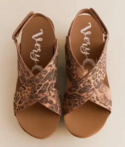 Shoes | Very G Sasha Wedge Sandal Leopard